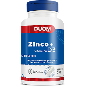 Vitamina C + Zinco 60 cáps. Duom